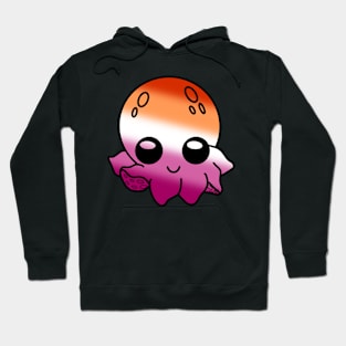 Lesbian Pride Octopus -sy Gradient Flag Hoodie